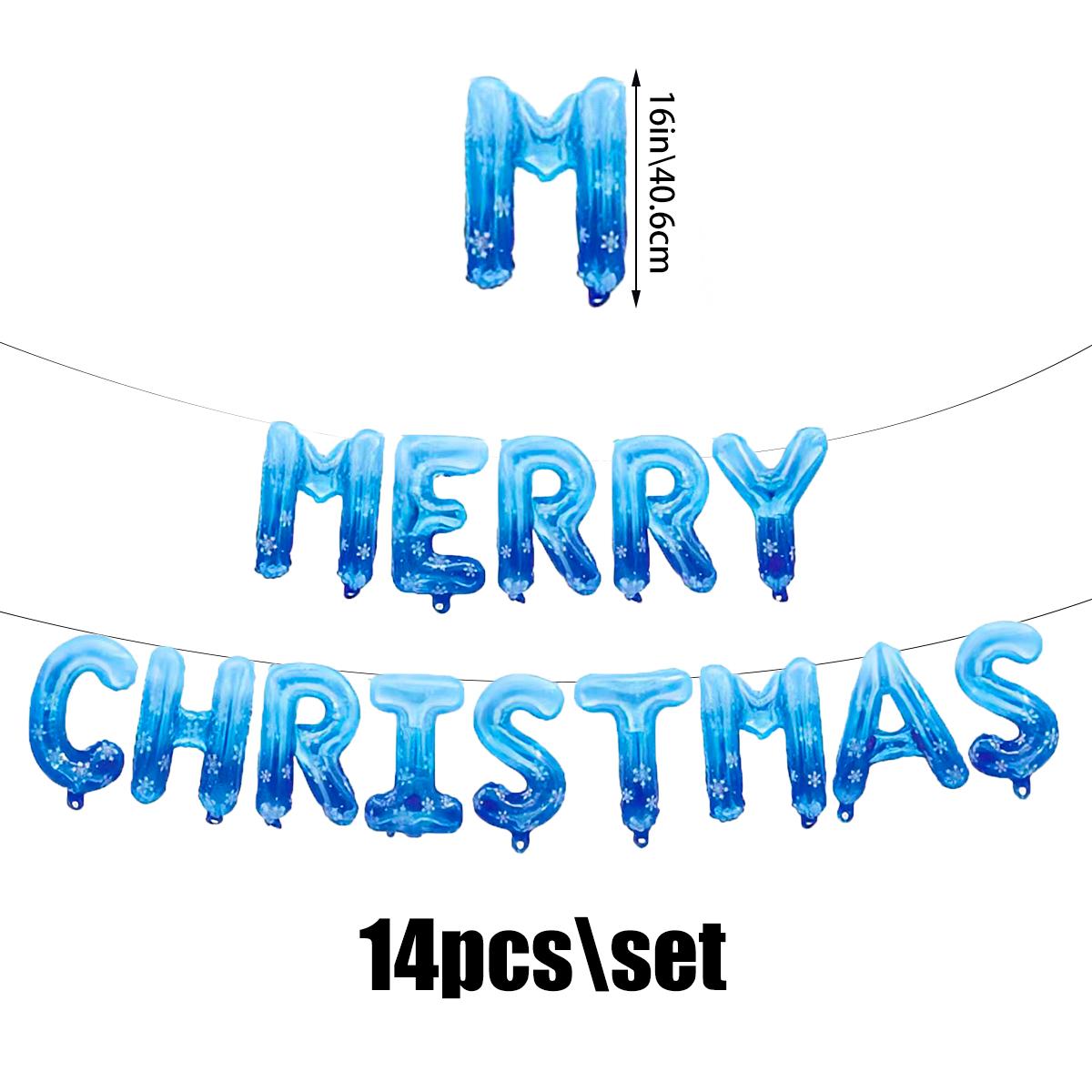 

Набор из 34 воздушных шаров с надписью «Счастливого Рождества», воздушный шар с надписью «Счастливого Рождества», подходит для украшения рождественской вечеринки Other