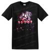 The Cure Gothic Rock Band Portrait T Shirt W/ Smoky Cloud Graphic Music Fan Tee