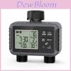 Garden Irrigation Controller With Dual Water Valve And Smart Timing For Home Garden And Lawn Care