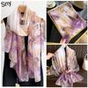 New Spring and Summer Soft Yarn Scarf Large-size Printed Beach Towel High-end Sun Protection Scarf Shawl