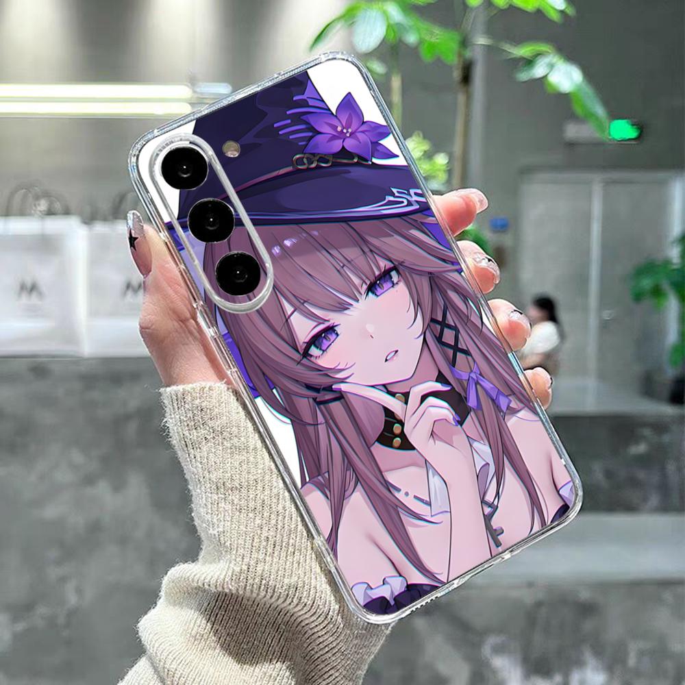 Honkai Star Rail Herta Telefoonhoesje Voor Samsung S26 S25 S24 Ultra S23 Fe S22 S20 S21 Plus Plus 5G Fe Transparante Hoes