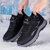 Fleece warm medium waterproof and non-slip cotton shoes winter outdoor wear-resistant lightweight snow boots high-top cold-resistant men's shoes