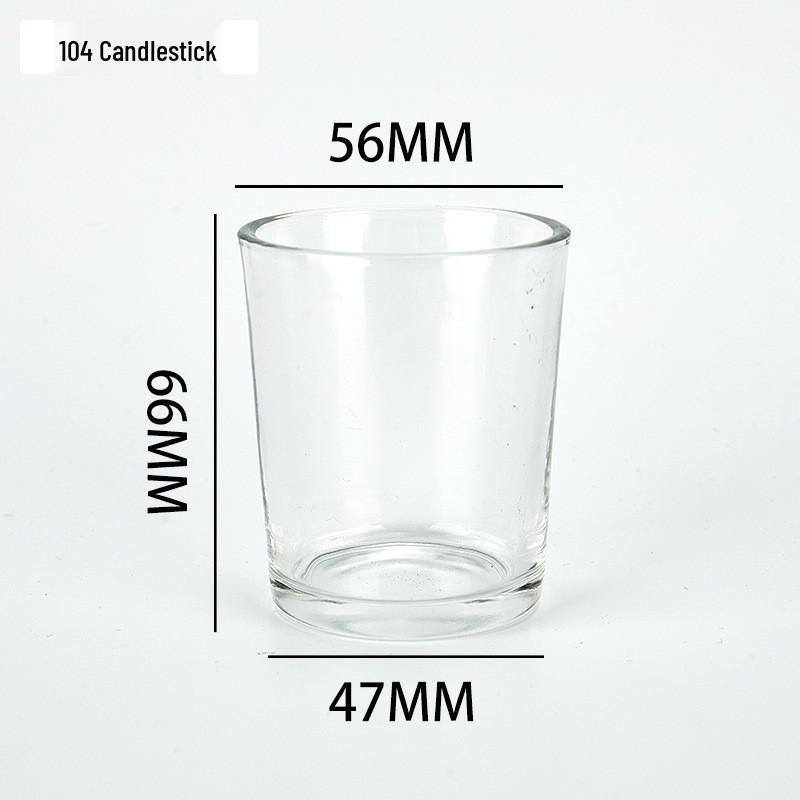 Creative Transparent Glass Candle Holder
