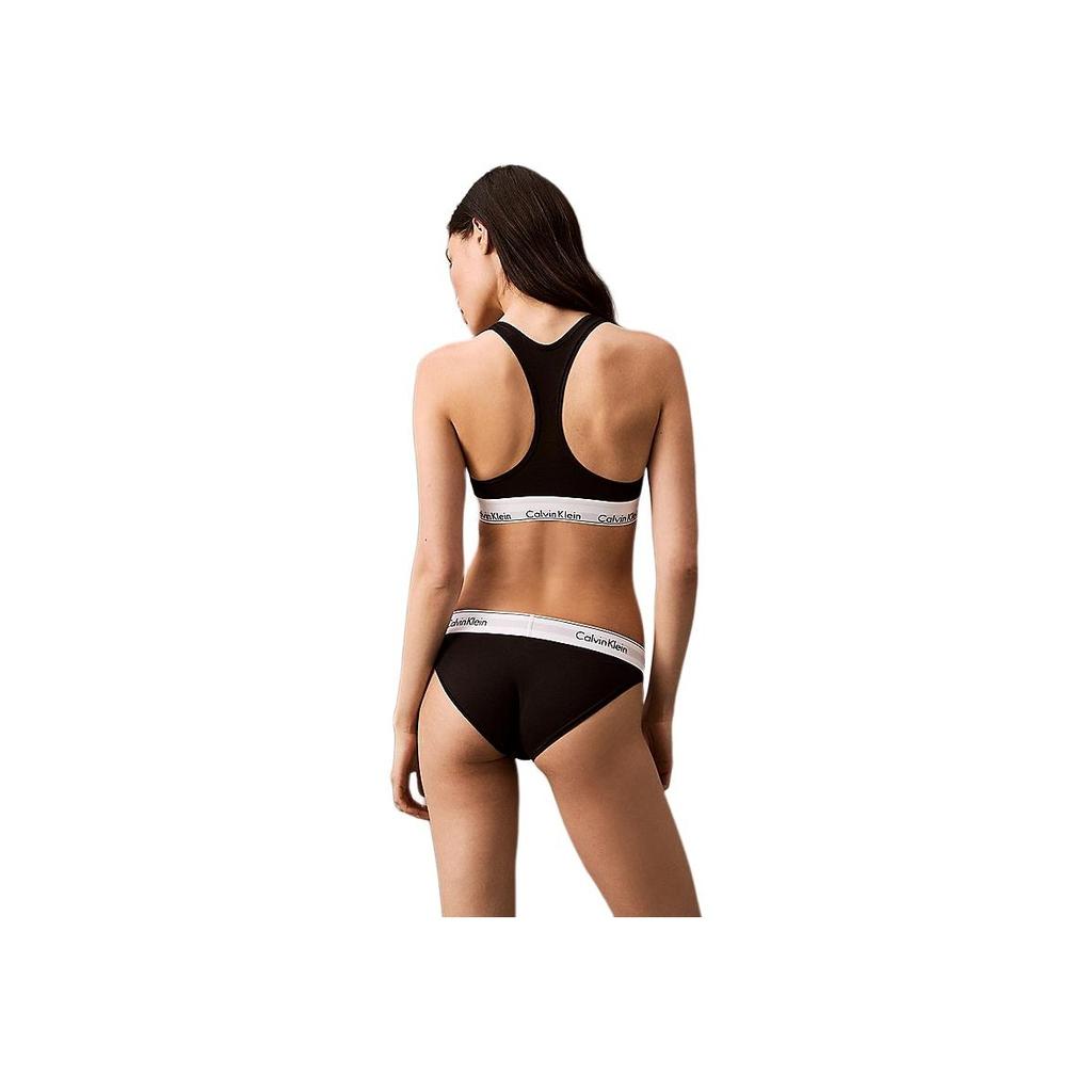 Calvin Klein Letter Low Rise Slim Fit Triangle Underwear Women Underwear Black 0000F3787E-001