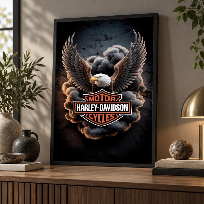 Zestaw do Malowania Diamentami Harley-Davidson 5D Pełny Wiertak DIY Mozaika Diamentowa Sztuka Ścienna Wystrój Domu