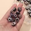 30/50/100pcs large hole beads, resin large hole pen beads, European beads, large hole glass beads, rhinestone beads, pen making, bulk bracelet making