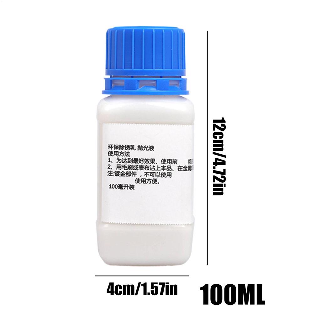 Rust Cleaner 100ml Gentle Watch Cleaner Solution Rust Dissolver For Home Repair Jewelry Antique Restoration Precision Instrument