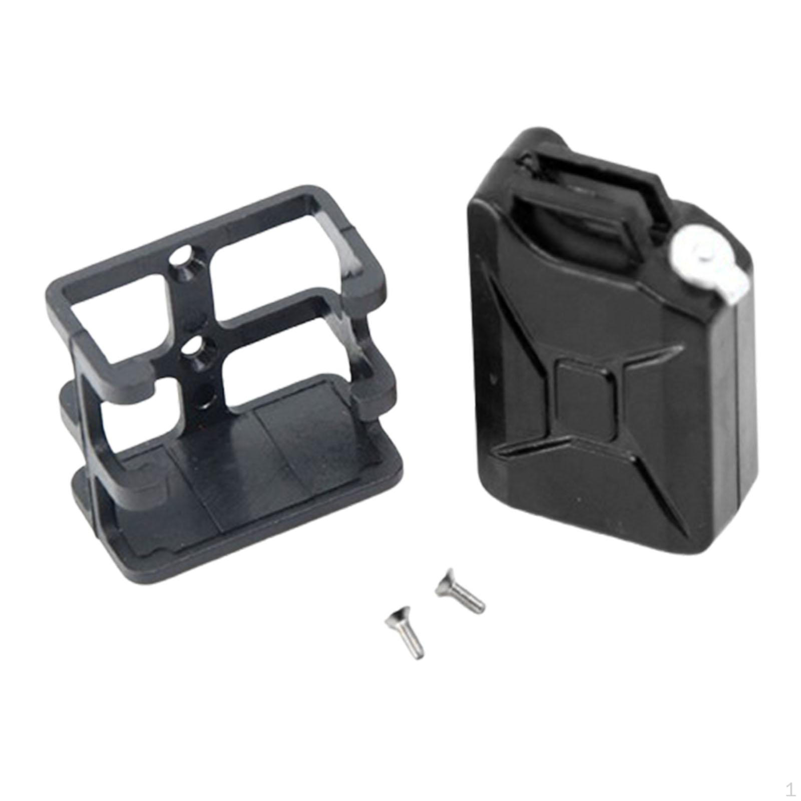 

1:10 Scale Fuel Tank for RC Crawler Car Accessory Storage Can чорний