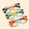 Vintage Rainbow Reading Glasses Women For Men Myopia Customize Prescription Anti Blue Light Blocking Optical Eyeglasses Frames