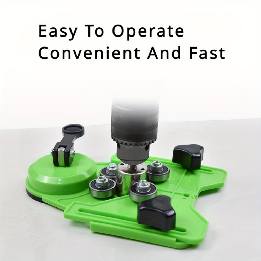Tile hole locator, glass, marble hole locator, tile chamfering tool, suction cup fixed hole locator, drill hole locator