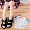 Children Summer Ultra-thin Transparent Love Crystal Socks Girls Baby Breathable Korean Cute Princess Ice Silk Socks Summer Style