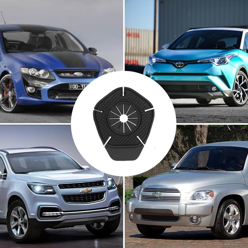 6 PCS Wiper Cover Silicon Wiper Hole Protective Cover Wiper Arm Hole Protector For Most Cars, SUVs, Trucks (Black)