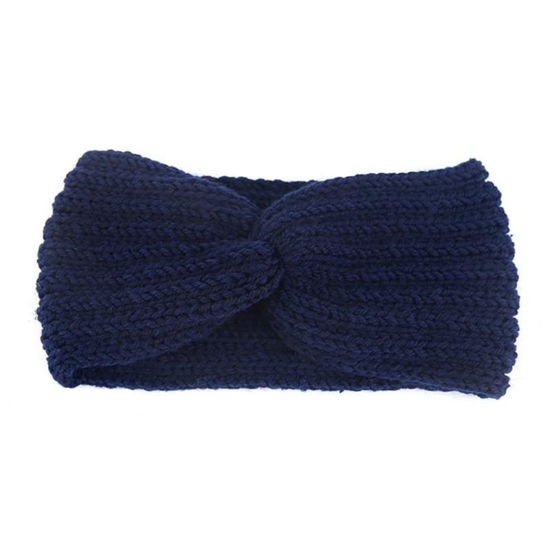 Bandeau Tressé Nœud Tête Croisée pour Femmes Automne Hiver Filles Accessoires Cheveux Couvre-chef Bandeau Élastique Accessoires Cheveux
