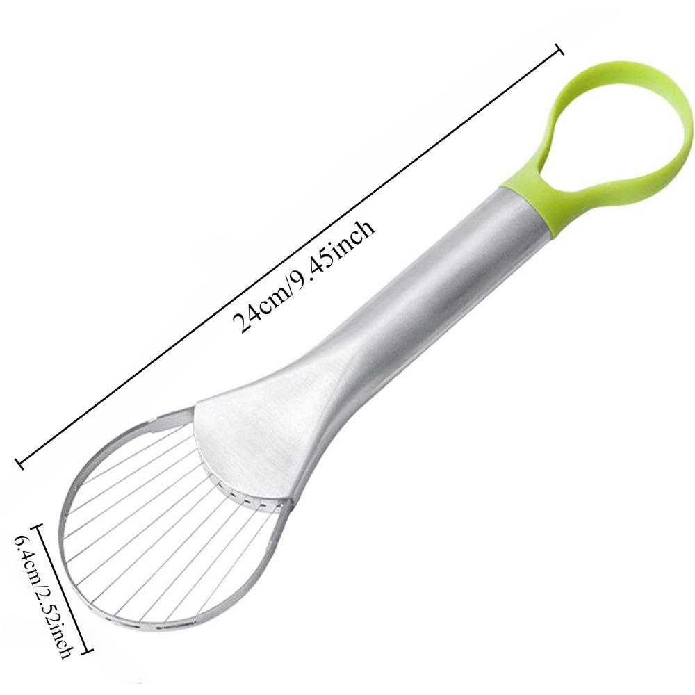 Premium Stainless Steel Avocado Tool Slicer Peeler Corer for Quick Safe Cutting Thin Uniform Slices Gadget Rust Proof No Mess