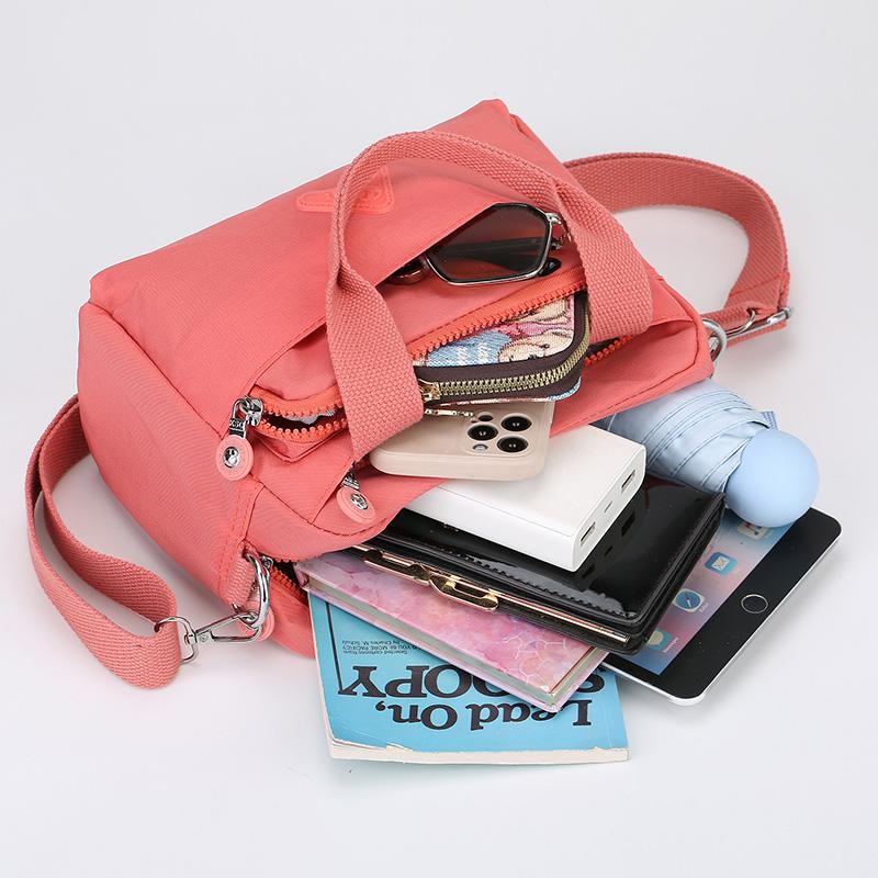 Women's Bag Large Capacity Nylon Mother Handbag Lightweight Shoulder Crossbody Bag