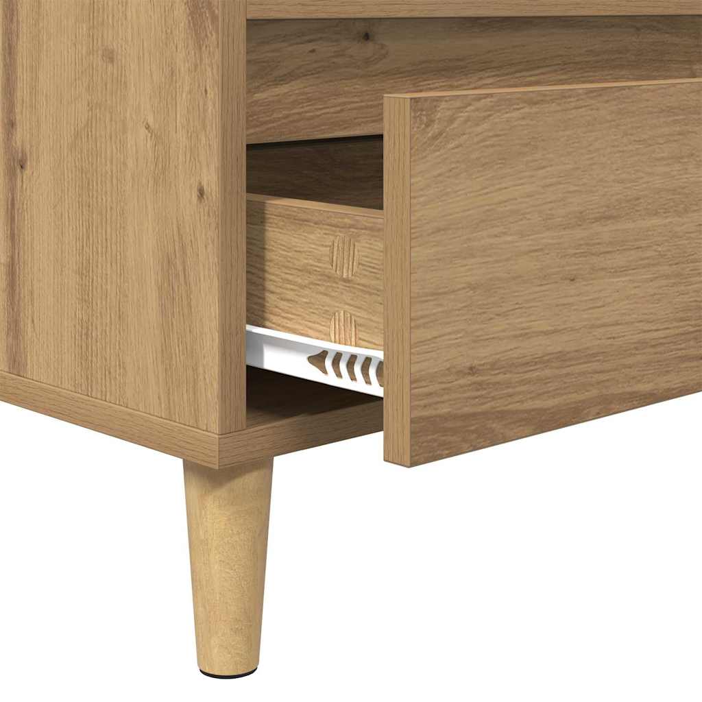 TV Stand Artisan Oak 100 x 34.5 x 44.5 cm Particleboard