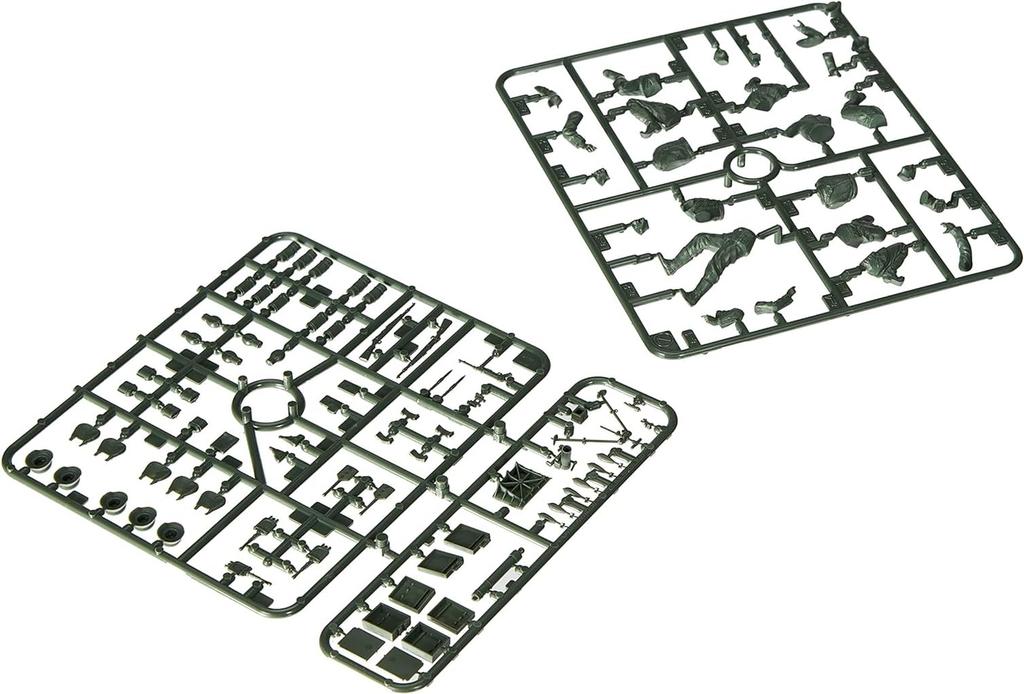 Tamiya Military Miniature Series 193 German Army Infantry Mortar Team Set Plastic Model 35193 1/35 No.