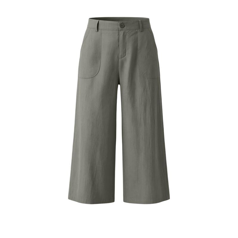 BITCED Women's Fashion Casual Solid Color Print Pants & Capris