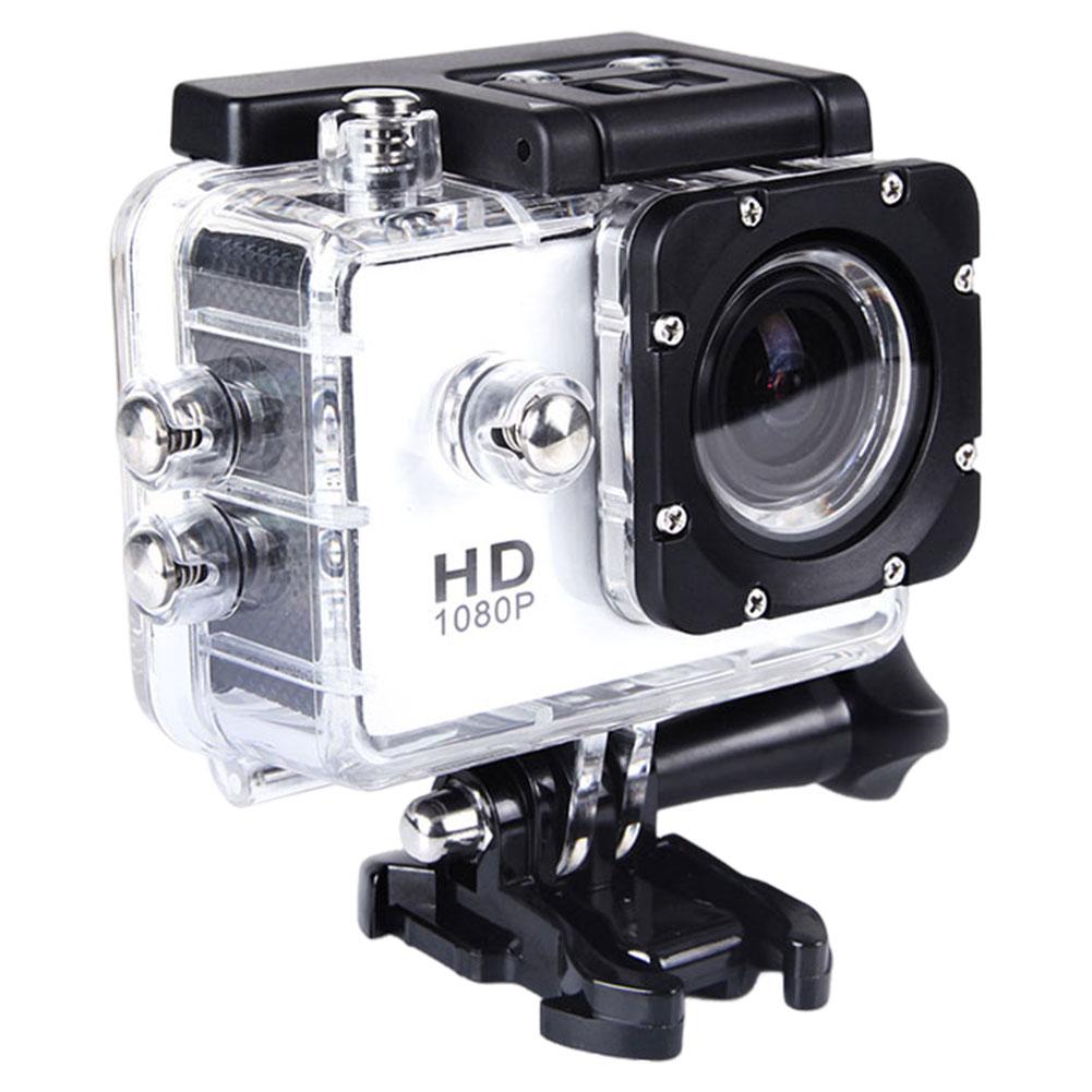 Unterwasserkamera HD 1080P 2,0-Zoll-Bildschirm Unterwasser-Sport-Camcorder Wasserdicht 140 ° Weitwinkel DV-Action-Camcorder