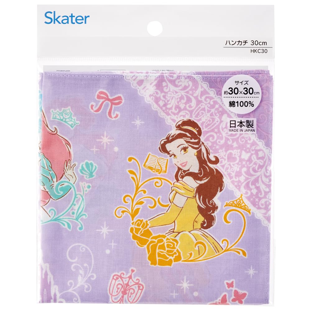 Skater Disney Princess Handkerchief 30×30cm HKC30-A