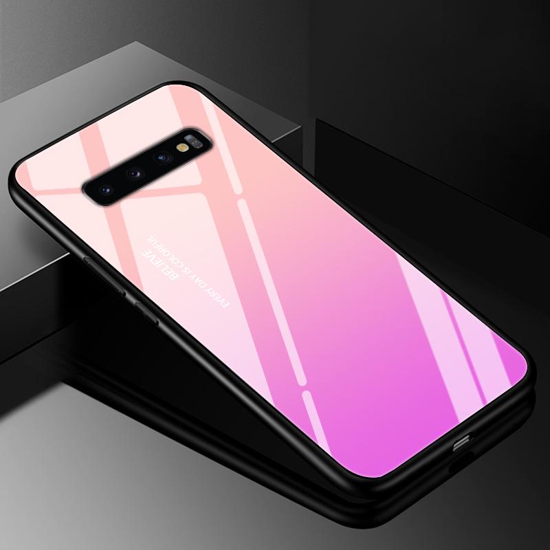 

Для Samsung S10 5G Чохол-кришка Захисне Скло Чохли для Samsung Galaxy S10e S10 S8 S9 Plus S20 FE Ultra S7 EDGE Жорстка Задня Панель Бампер Samsung S7 Edge