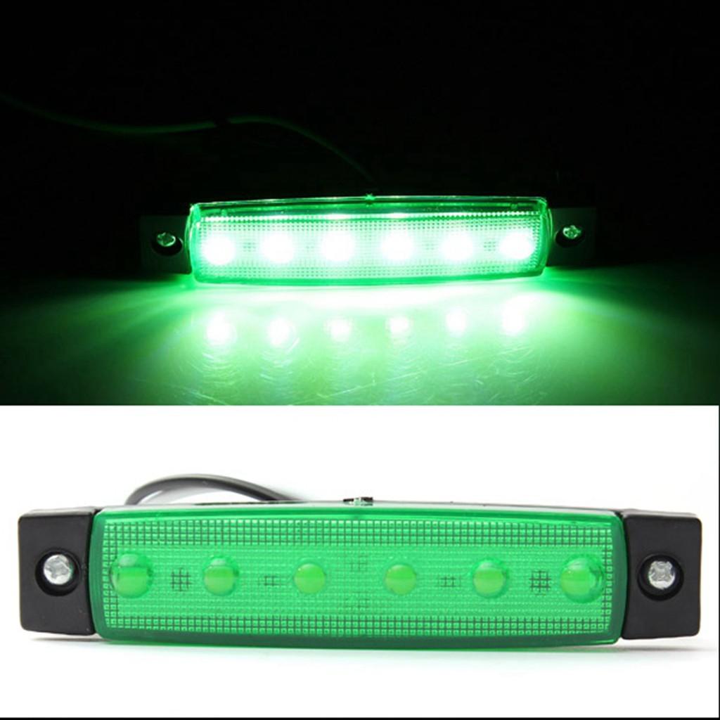 6 LED Truck Side Light Emergency Lorry Trailer Marker Lights 24V Indicator Warning Lamp Signal Led Lights Car Waterproof Lamps