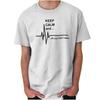 Keep Calm Funny Doctor Nurse Heartbeat Medic TShirt 100 Cotton ONeck Summer Short Sleeve Casual Unisex Tshirt Size S3XL