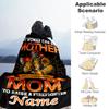 Firefighter Personalized Text Blanket Lightweight Customizable Blanket Durable Comfort Throw For Bedding Living Room Nap Home Decor