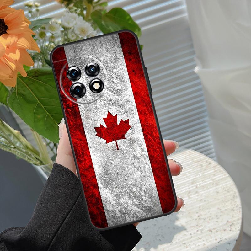 

Canada Canadian Flag Case For OnePlus Nord 5 CE 2 3 4 Lite N20 N30 OnePlus 13T 13R 15 13 12 11 10 10T 8T 15R Cover OnePlus 8Pro