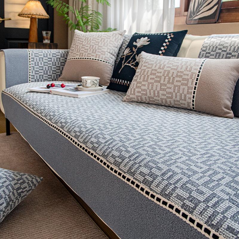 Chenier Sofa Cushion Is Simple And Advanced, All-Season Universal Cover, Non-Slip Sofa Cover  New Wear-Resistant