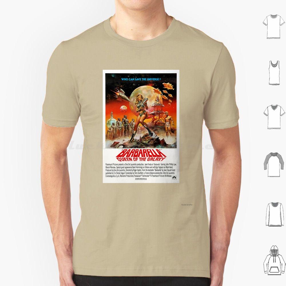 Barbarella  Queen Of The Galaxy T Shirt Men Women Kids 6xl Barbarella Camp Sci Fi Retro Cinema Movie Film Classic Colourful