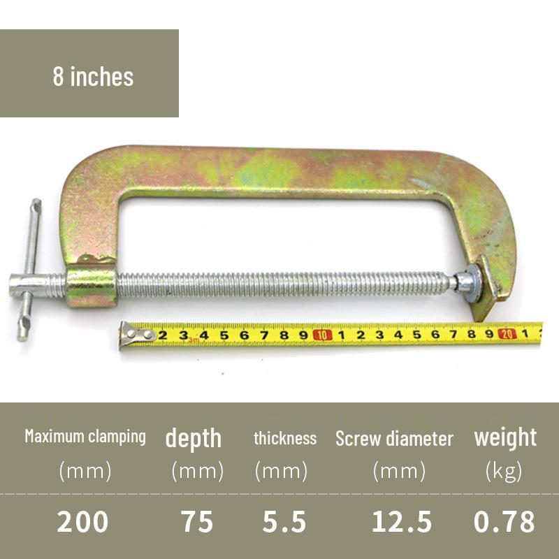 Heavy Duty Quick-Fix Woodworking Clamps: F-Clamp, G-Clamp, G-Type, Hose Clamp, Panel Clamp