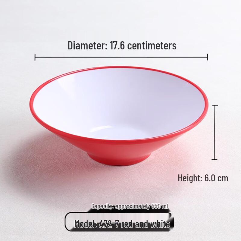 SPSR Commercial Melamine Douli Bowls (10-Pack)