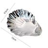 Stainless Steel Plate Shell Shaped Dish Metal Cheese Dessert Dish Plate Jewelry Storage Metal Tray Soap Box Table Decoration