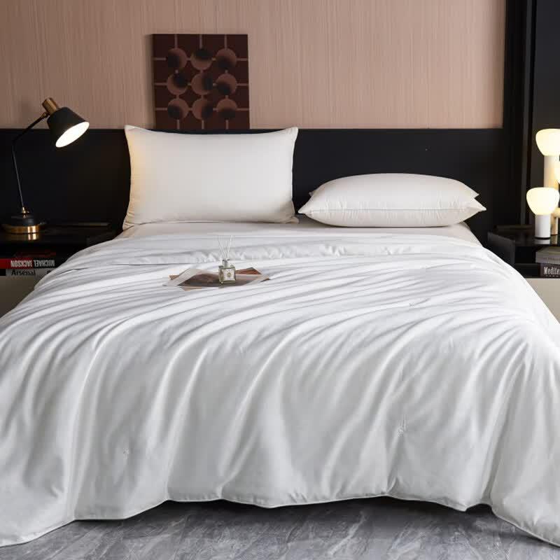 Hongdou Chinese Style Tussah Silk Jacquard Duvet