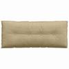 Back Cushion Gray Green 120 x 50 cm Cord Fabric