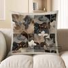 2D Floral Watercolor Pattern Decorative Pillow Covers Pattern Cushion Cover Suitable For Sofa Bedroom Car Pillow Cover