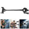 Adjustable Gooseneck Smartphone Holder Portable Phone Stand with Secure Lock Plastic Texture for Microphone Stands