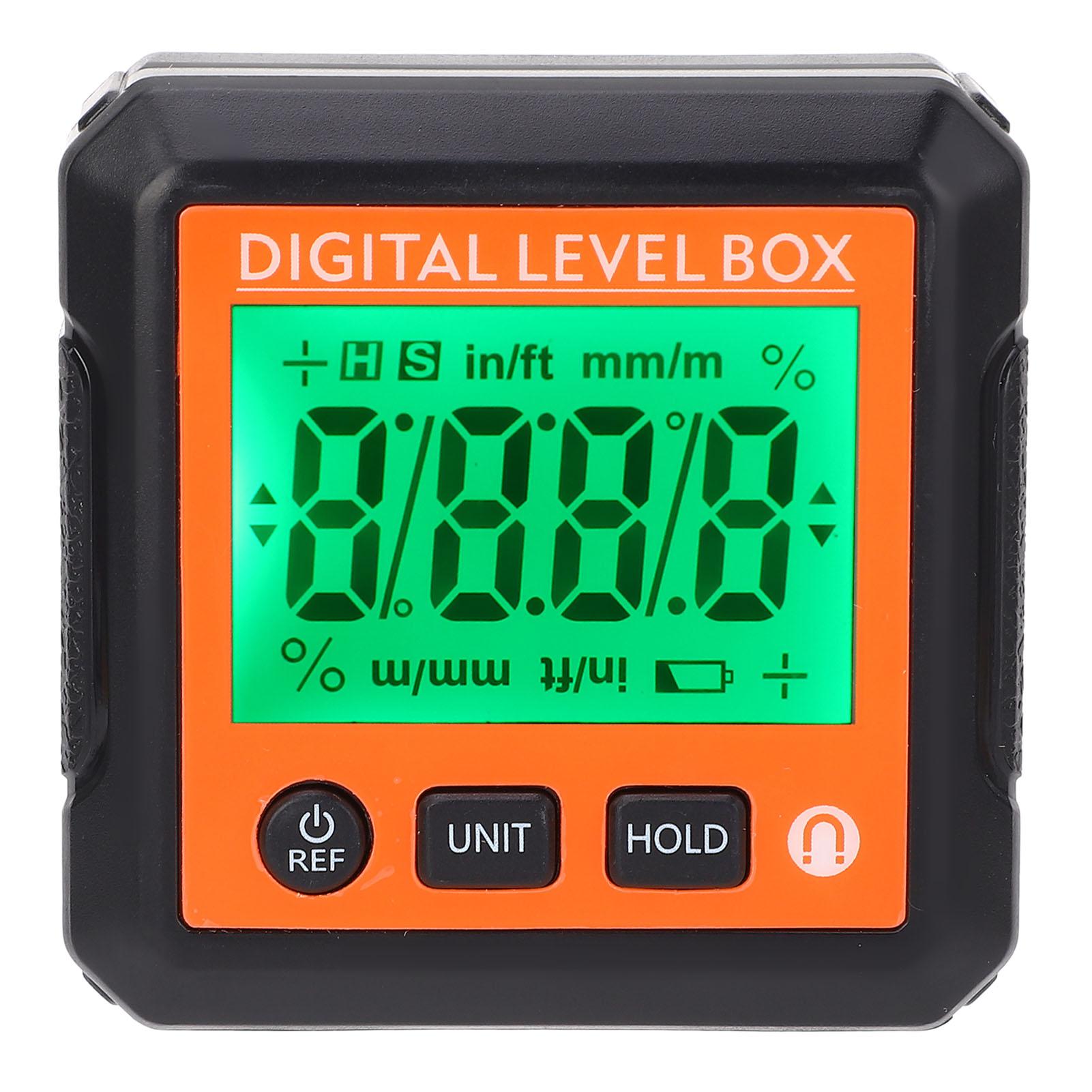 

Цифровой уровень с магнитом, электронный угломер, инклинометр, транспортир для обработки древесины