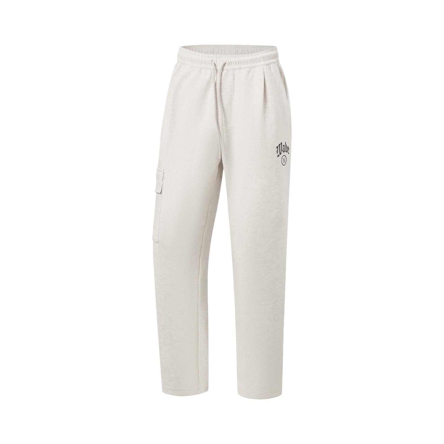 Li-Ning Wade Series Quick-Dry Cool Letter Print Knitted Sports Pants Men bottoms AKLW427-2 L