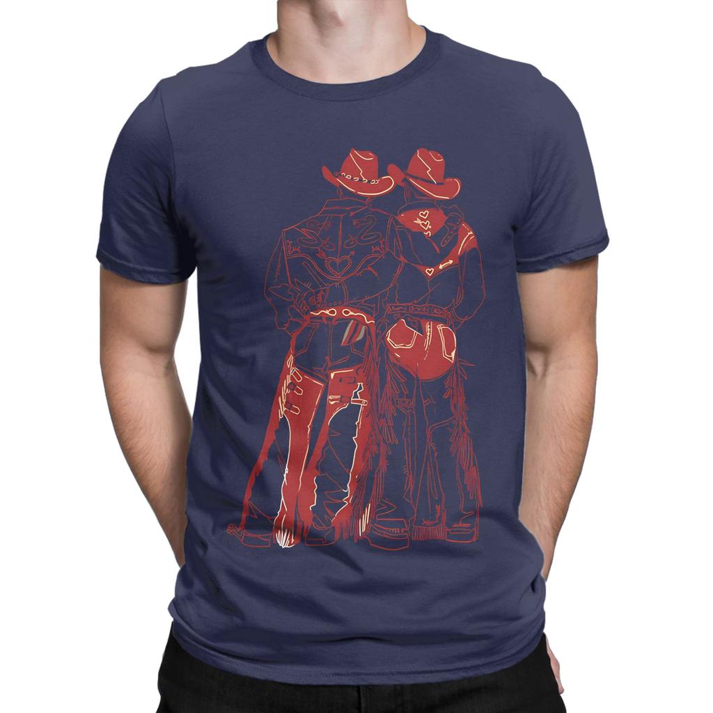 Cowboys Novelty 100 Cotton TShirt Red Dead Redemption Tees Tops For Unisex