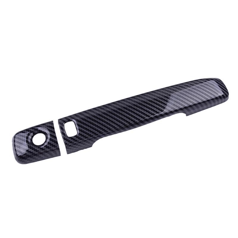 1 Paar ABS-Auto-Außen-Smart-Türgriffabdeckung in Carbonfaser-Optik Zierleiste Passend für Infiniti G37 Coupe Cabriolet IPL 2008-2013