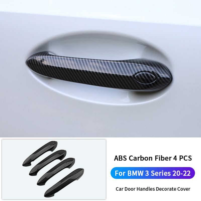 For BMW 3 Series G20 19-22 Carbon Fiber Color Center Gear Shift Panel Decorate Cover Shift Lever Panel Trim