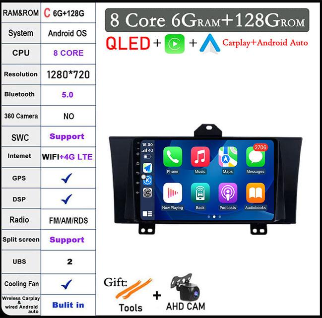 RDS Android 14 For Honda Elysion 2004 - 2015 DSP 4G+Wifi Car Monitor Radio Multimedia Navigation GPS Video Autoradio Player
