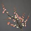 Artificial Peach & Plum Blossom Tree Ornaments – Chinese New Year Decorative Flower Arrangement