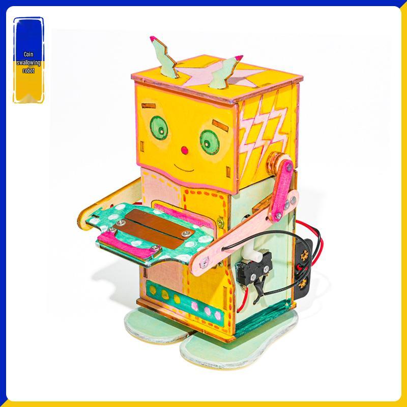 DIY Coin-Collecting Robot Kit - Creative Science Experiment