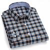 New In Shirt Plus Size 7XL Long-sleeve Shirts for Men 100%cotton Oxford Slim Fit Formal Plain Shirt Fashion Korean Plaid Clothes