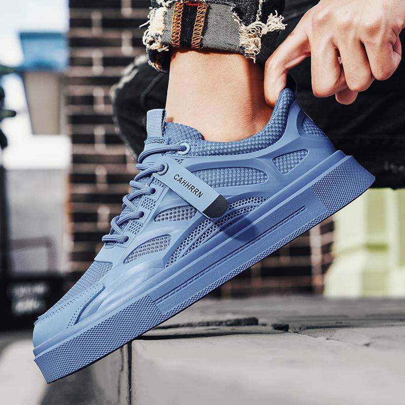 Men's shoes summer big mesh refreshing little white shoes mesh shoes versatile men's breathable sports shoes student board shoes men