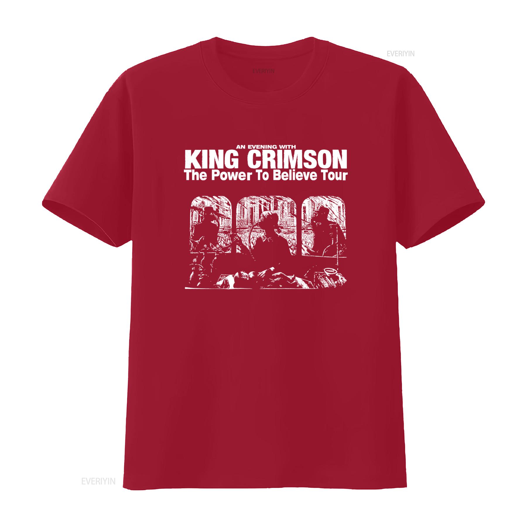 

Vintage 2002 King Crimson The Power To Believe Tour T Shirt Size L W 23 5 x 27 vintage Washed graphic Unisex Slightly S