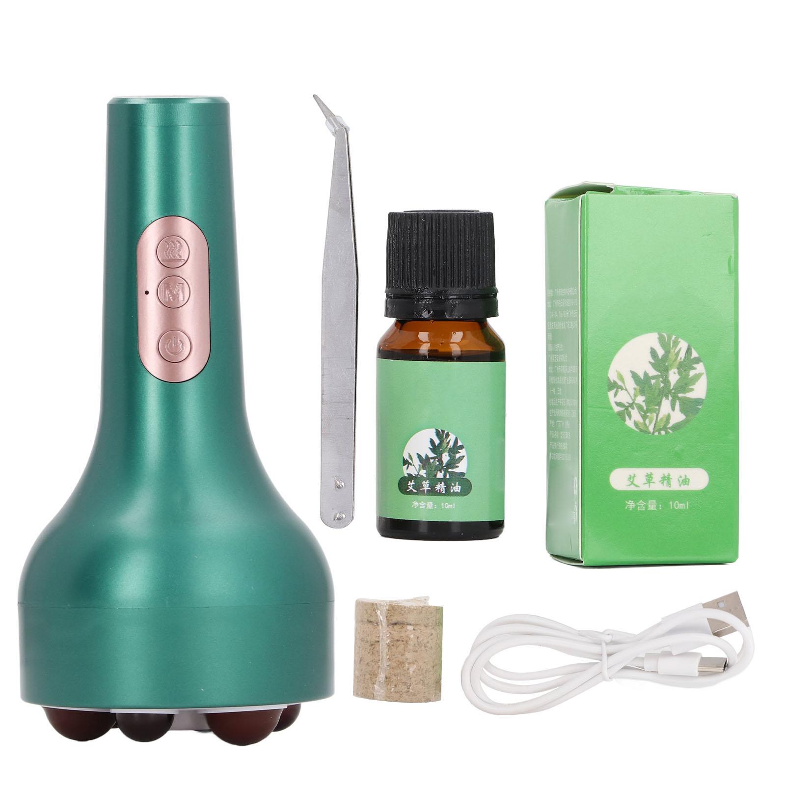 

Электрический массажер для талии, горячий компресс, улучшает кровообращение, уменьшает усталость, ручной прогрев живота зелёный